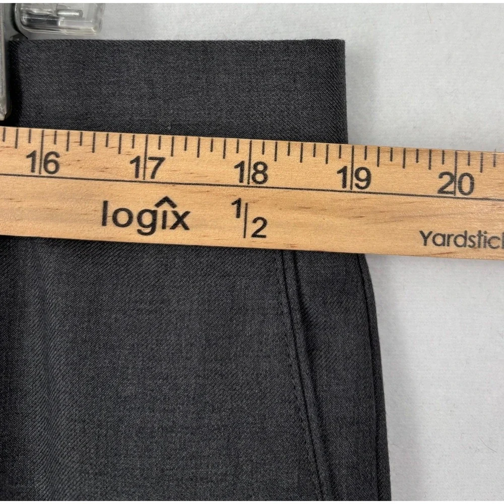 Angelo Rossi Suit Set Mens 44R 38W Charcoal Grey 2-Piece Micro-Tech
